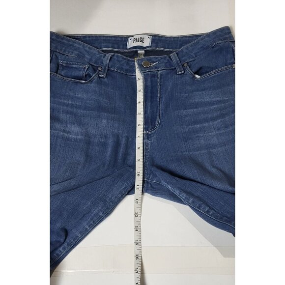 Paige Hoxton Ankle Womens Blue Skinny Jeans Size 30 - Picture 4 of 9